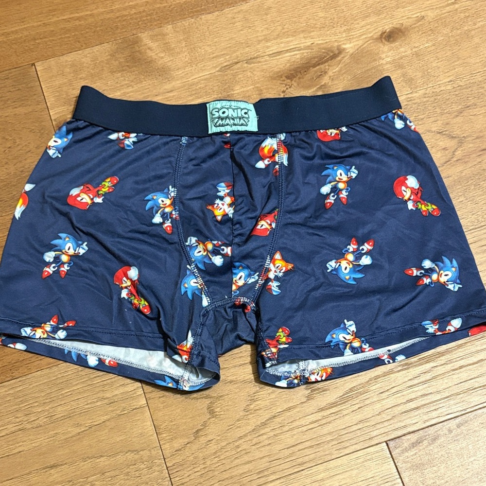Sonic Mania Navy Boxer Briefs